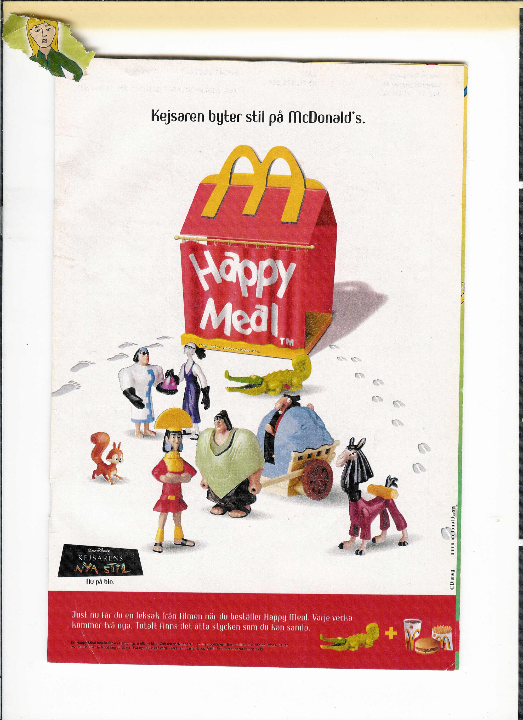 Kejsarens Nya Stil Mcdonalds Happy Meal Figur Wiki Fandom Powered By Wikia 