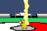 SSF Pikachu down attack - down aerial
