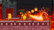 Charizard's flamethrower