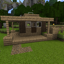 Log Cabins In Minecraft
