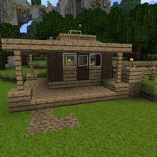 Small Cabin Minecraft Constuctions Wiki Fandom