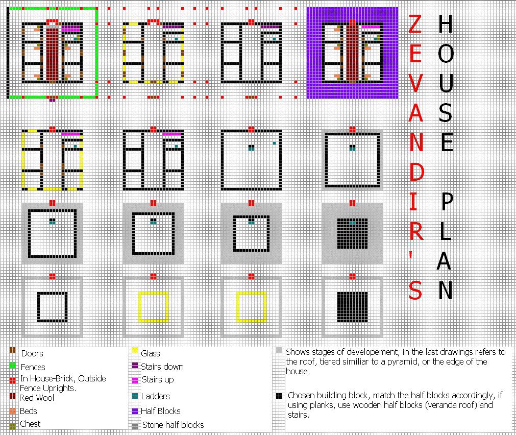 Base Minecraft Blueprints Layer By Layer Brenna Tucker