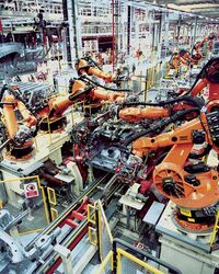 Industrial Robotics in car production