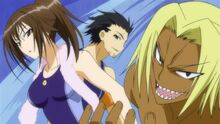 Tanegashima explaining the Swimming Club's philosophy