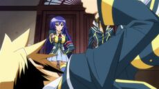 Medaka and Akune find Zenkichi and Kikaijima in a compromising position