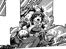 Medaka escapes with both friend and foe