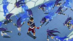 Medaka uses the Bunshin technique