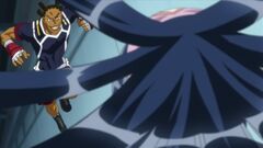 Takachiho attacks Chikuzen