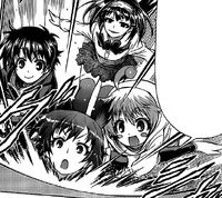Medaka stopped by the All Jokers