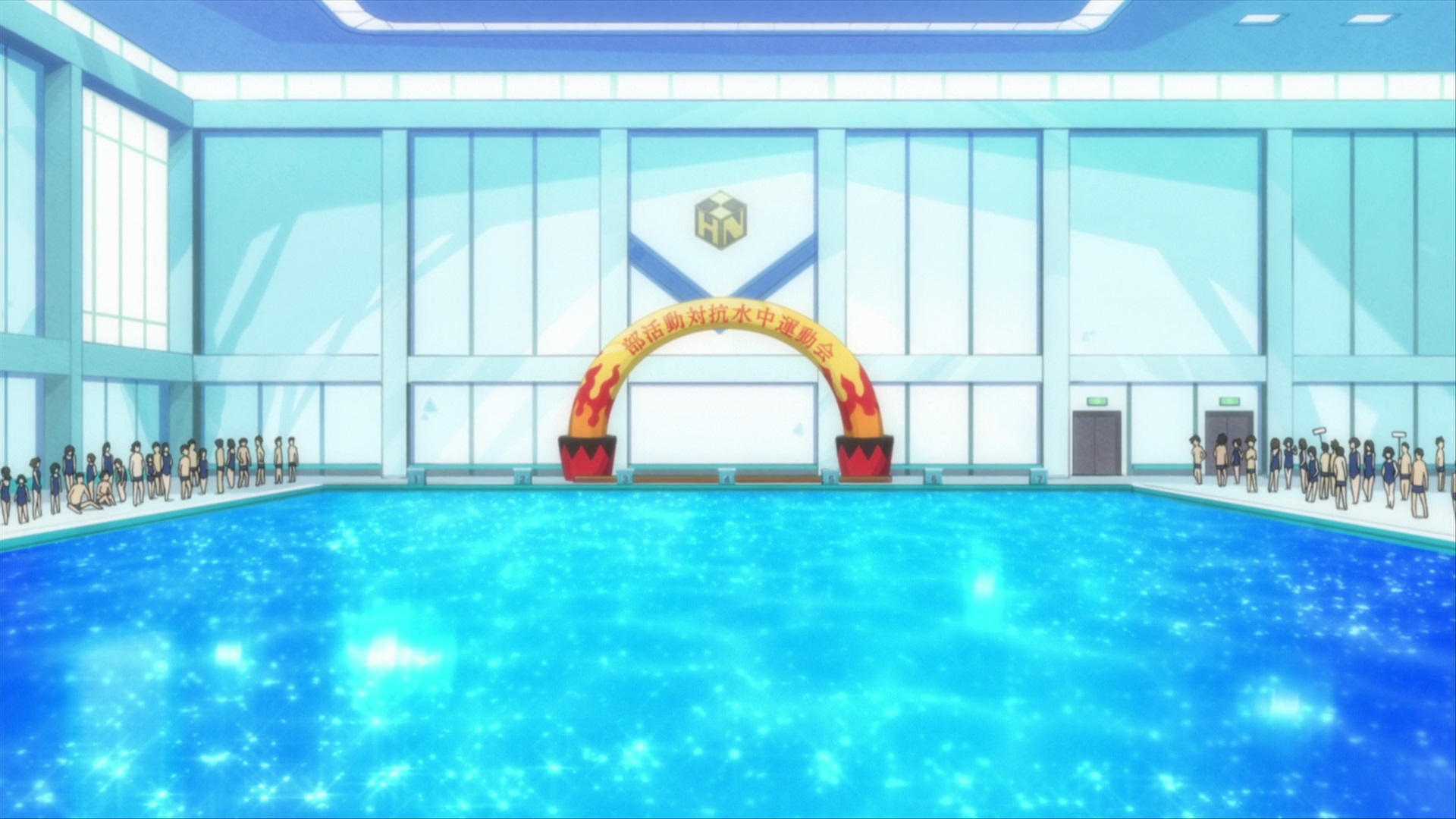 Image Swimming Pooljpg Medaka Box Wiki FANDOM Powered By Wikia