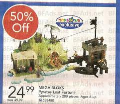 mega bloks pyrates lost fortune