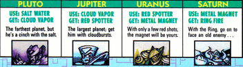 MMVGB Nintendo Power weapons