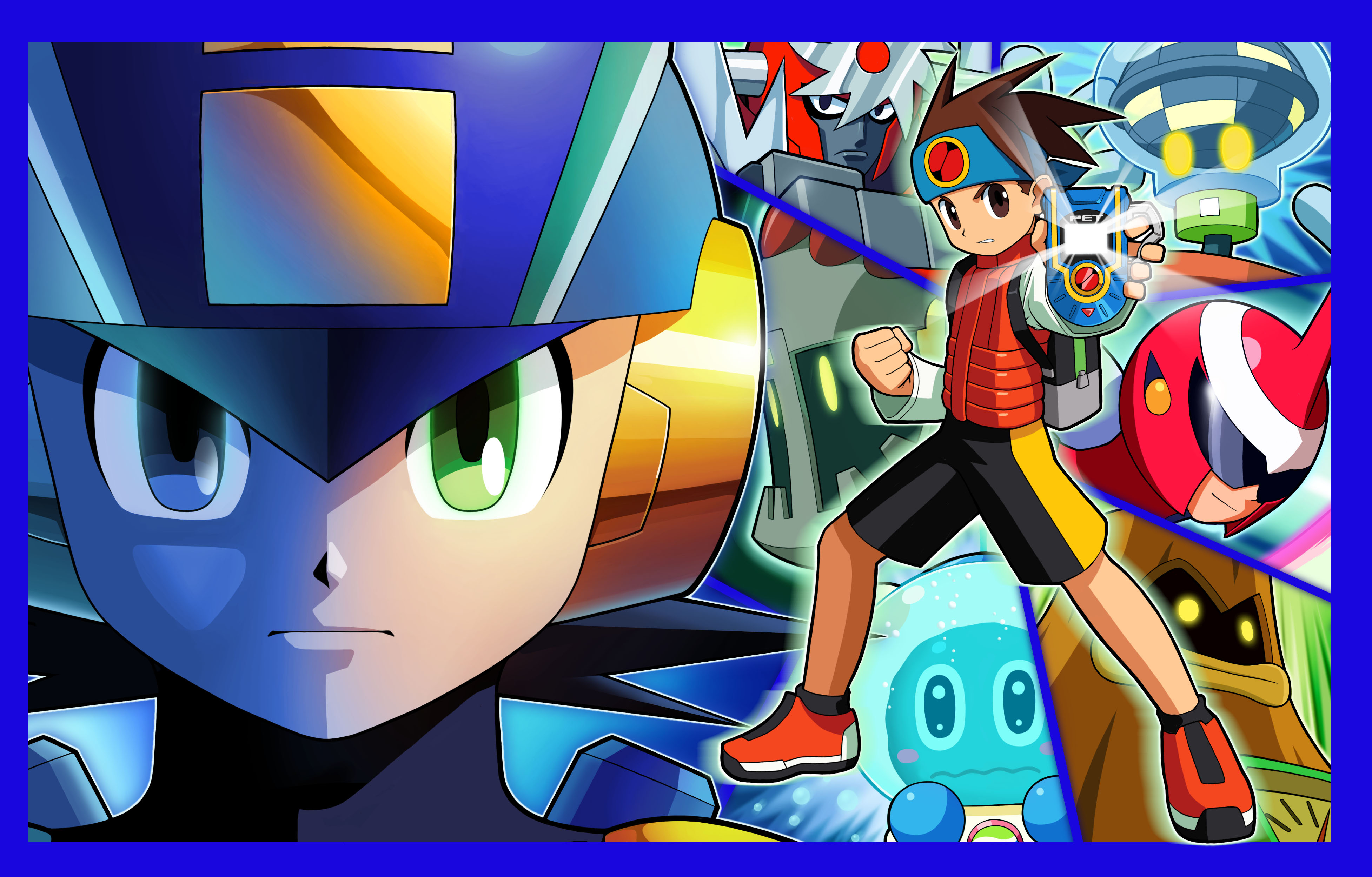 mega man battle network 4 red sun and blue moon