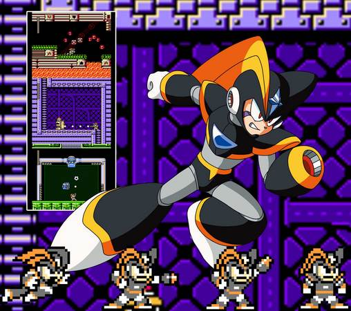 Doctor Wily always knows when it's time to...TURN UP THE BASS! Bass: Wily-Built Badass Bot!