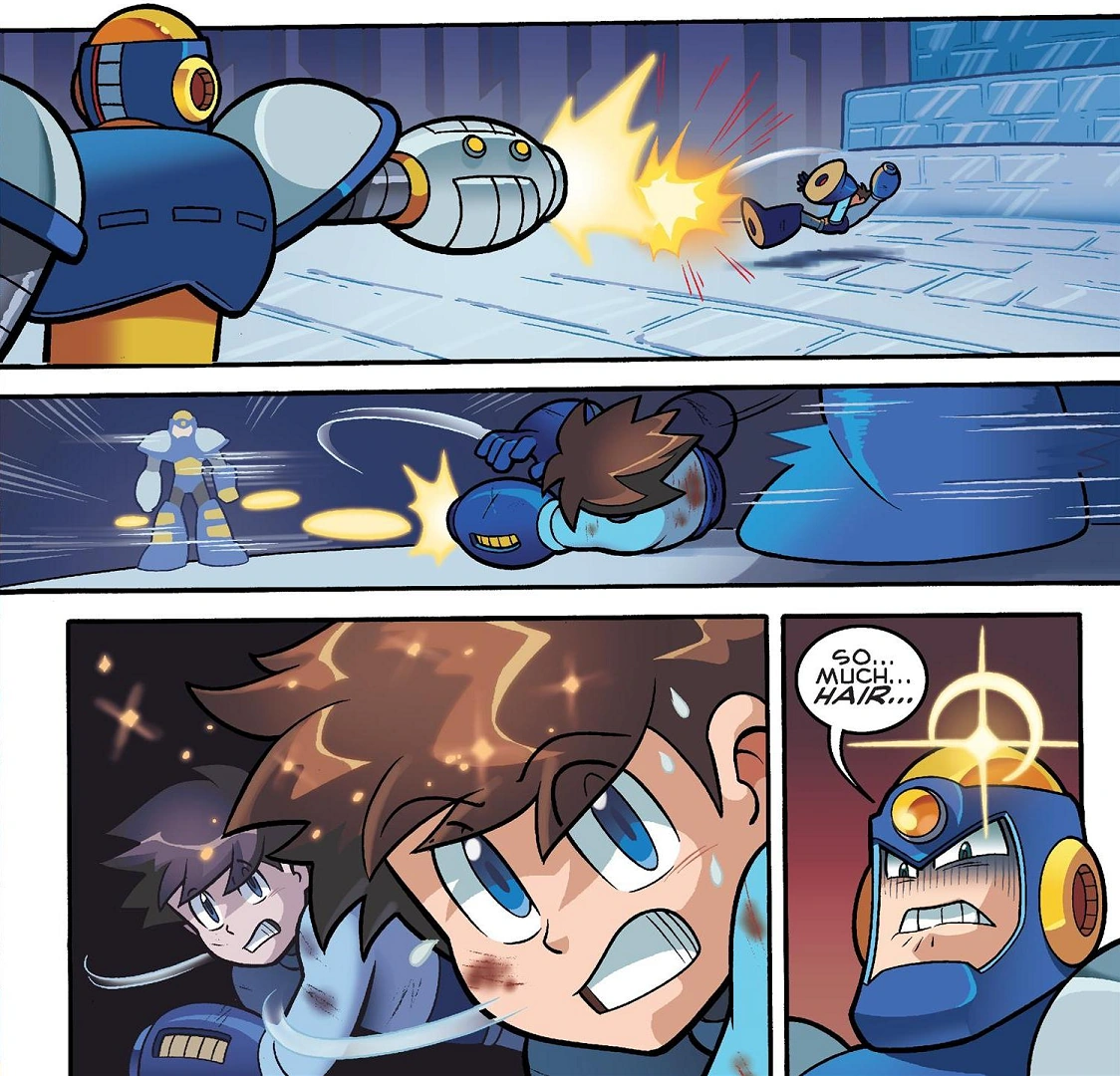 Mega man comic strip