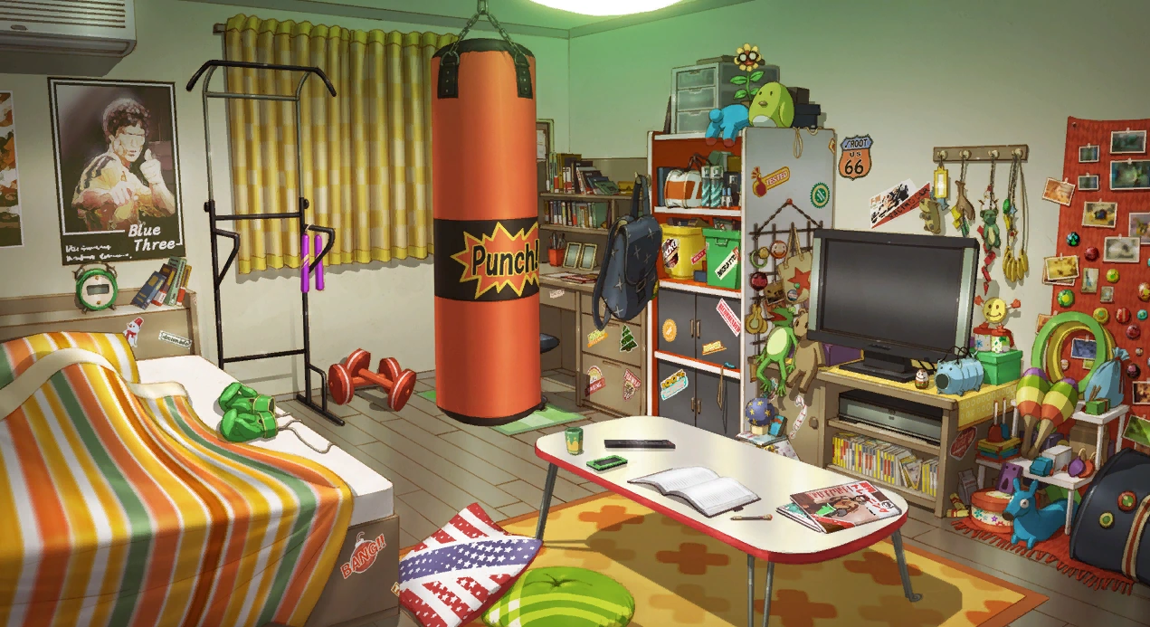 Image P4A Chie�s Room.png Megami Tensei Wiki FANDOM powered by Wikia