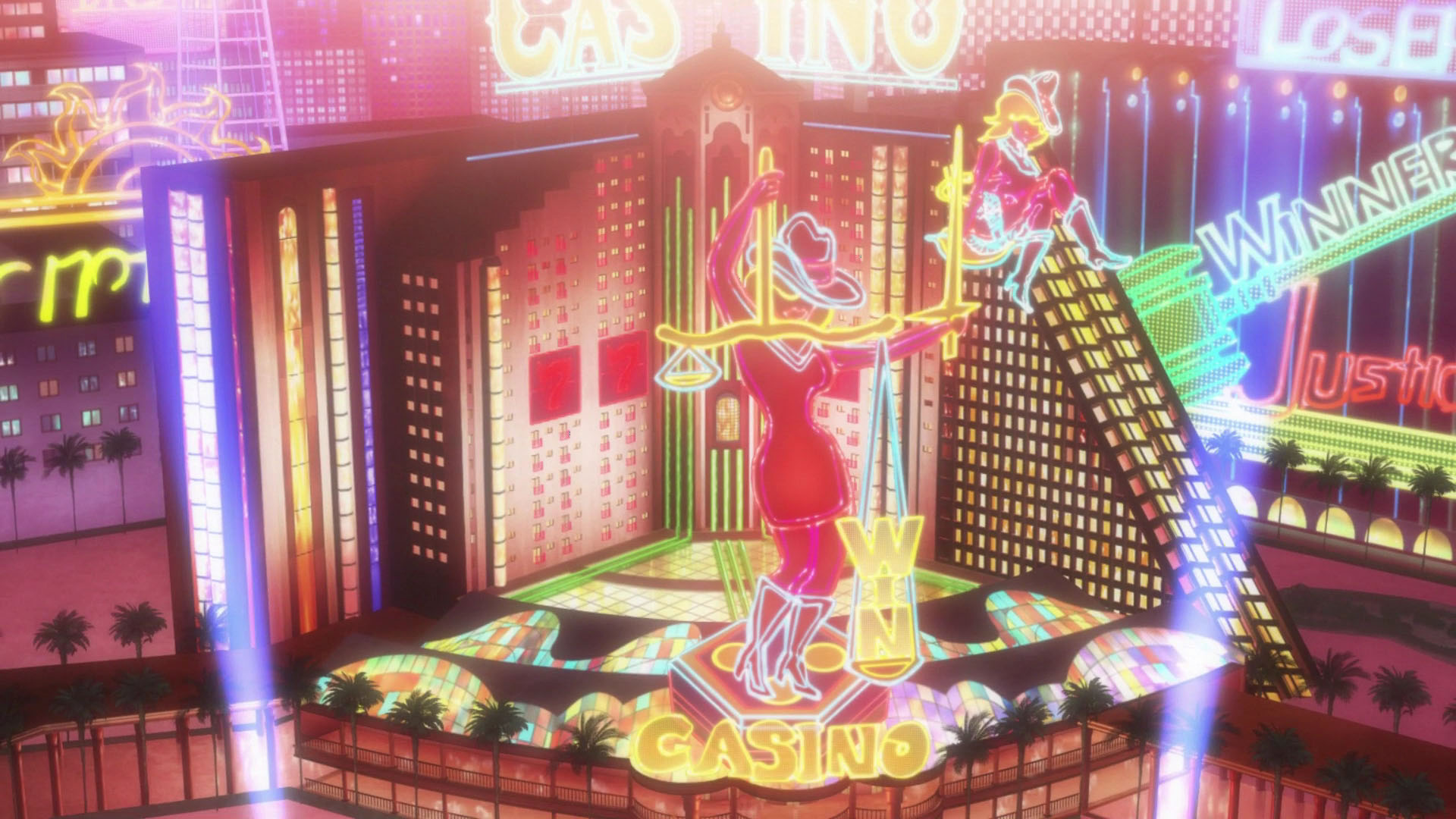 Persona 5 Casino Red Panel