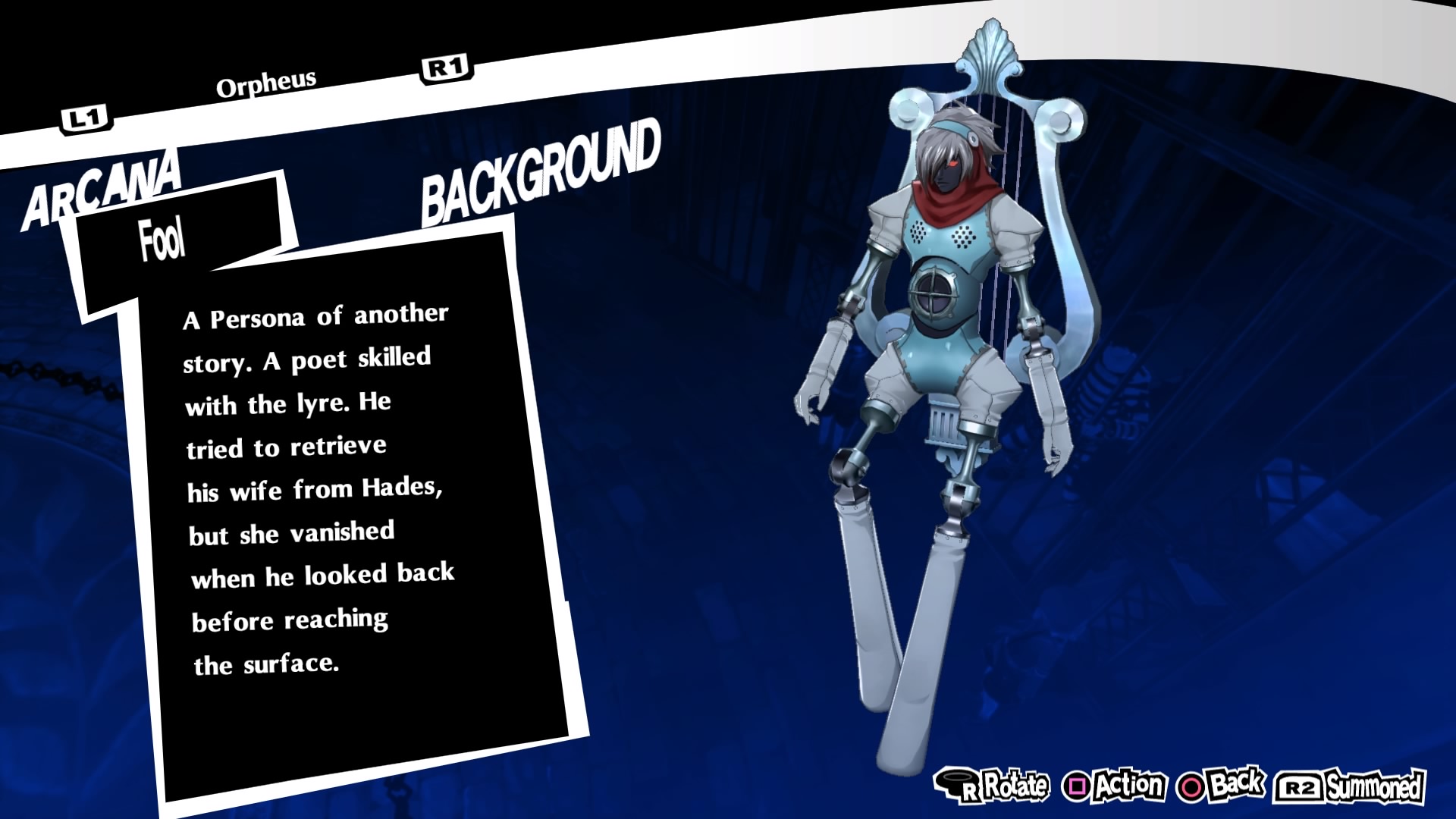 persona orpheus figure