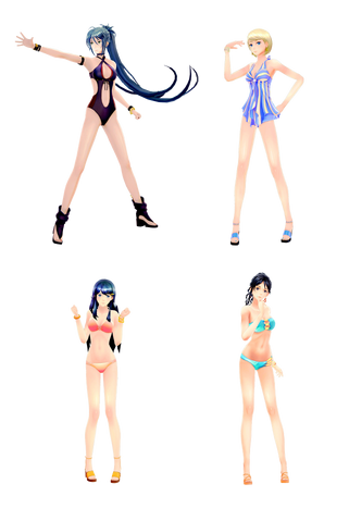 File:SMTx FE Girls Swimsuit DLC Costumes.png