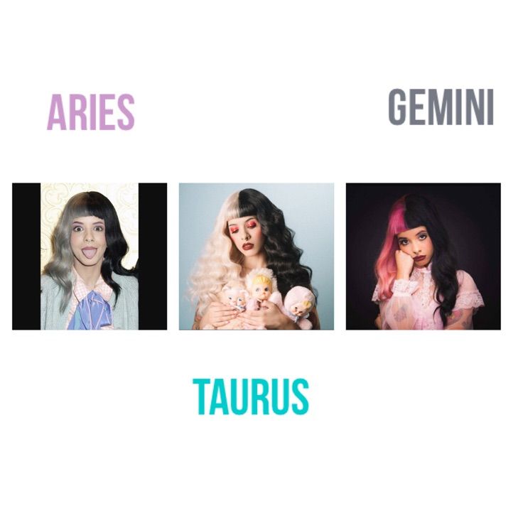 User blogLolhoo/Melanie Martinez Zodiac Signs (Hair) Melanie