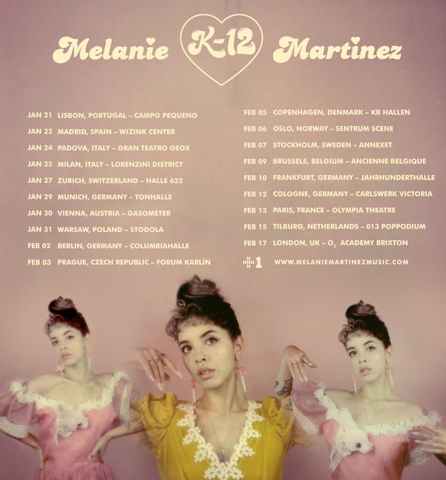 melanie martinez k 12 tour dates