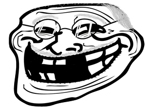 Rage Comic Rainbow Trollface Color Rainbow Transparent Background