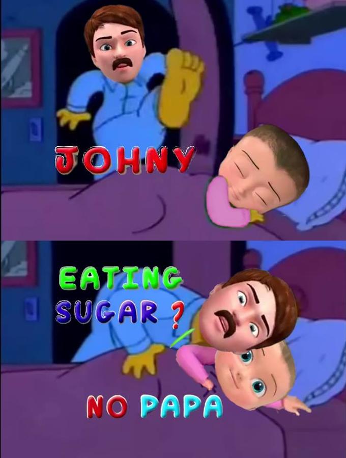 Johny Johny Yes Papa Papa Telling Lies No Papa Open Your Mouth Hahaha