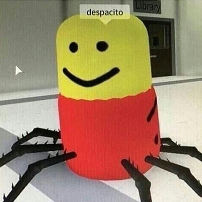 Roblox Despacito Spider Memes Fanon Wiki Fandom - despacto roblox despacito spider drawception spider meme