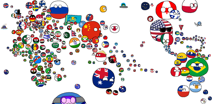 World map Polandball
