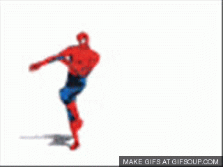 Gay dancing spider man