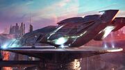 Vulcan cruiser landed