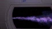 Neutronic wavefront through window