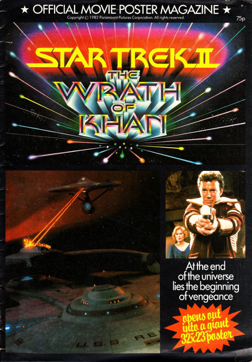 Star Trek Ii The Wrath Of Khan Official Movie Poster