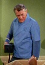Mark Piper in lab coat