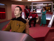 Enterprise-D bridge, parallel reality
