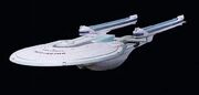 Excelsior class refit studio model at Christies