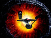 USS Constellation approaches planet killer, remastered