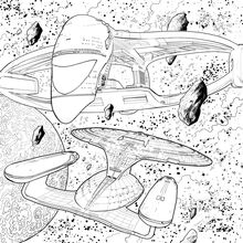 Star Trek The Next Generation Adult Coloring Book Memory
