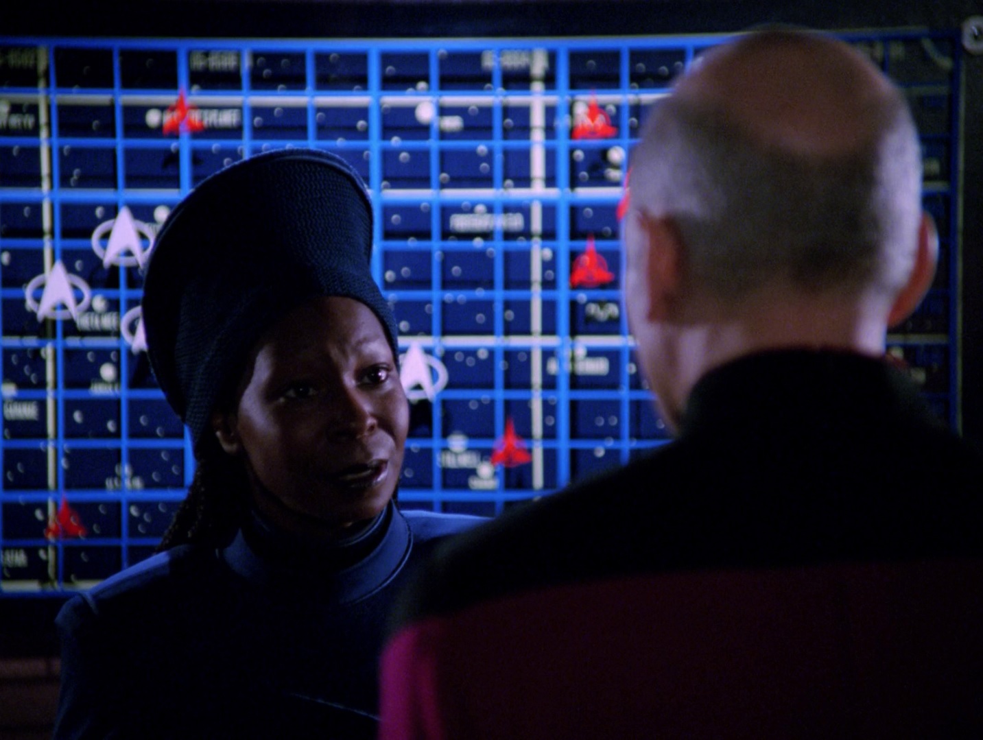 Guinan fordert Picard auf Enterprise C zurückzuschicken