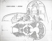 K't'inga class bridge layout sketches by Andrew Probert