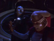 Garak capturing Nog