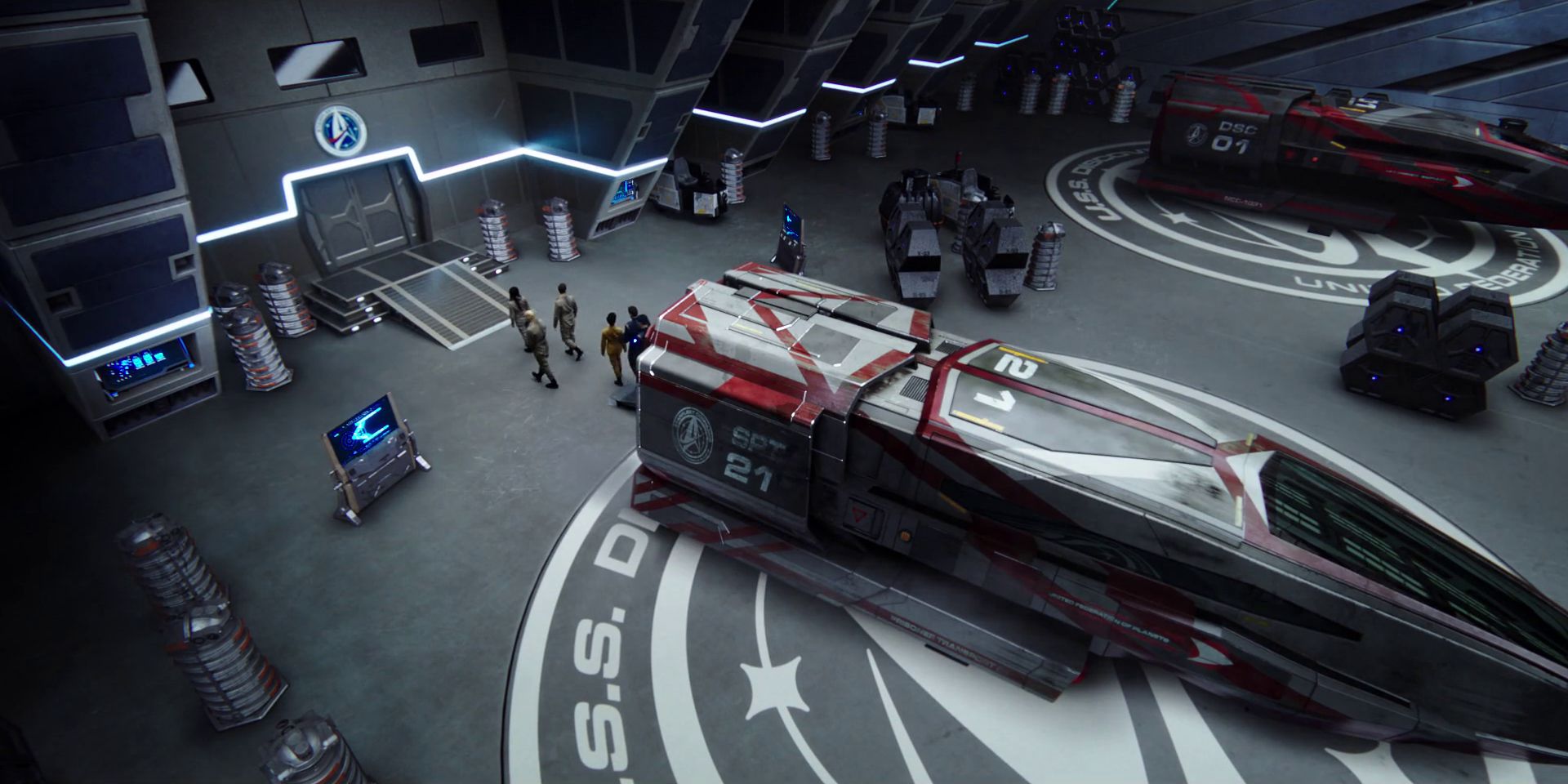 Image - USS Discovery shuttlebay.jpg | Memory Alpha ...
