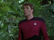 Riker zeigt Data das Pfeifen
