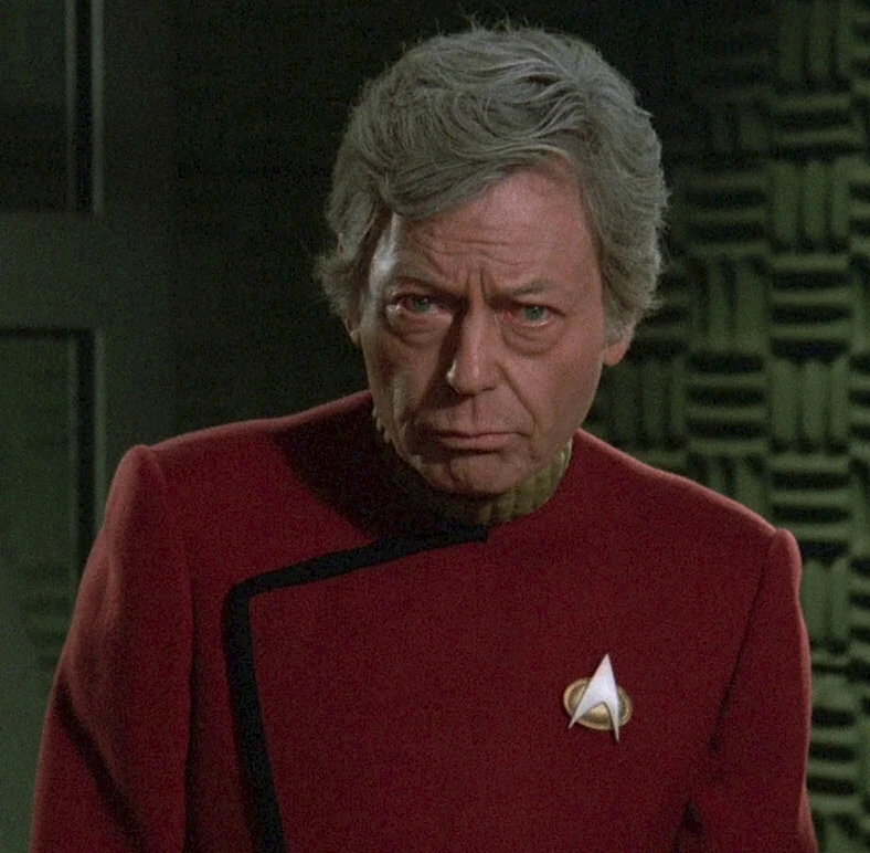 Image - DeForest Kelley, TNG screen test.jpg | Memory Alpha | FANDOM