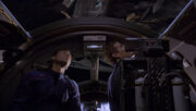 Inspection pod interior
