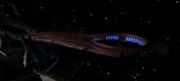 D'kyr type docked at Tellarite station