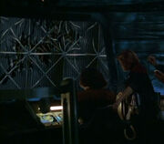 Intrepid class viewscreen, damaged