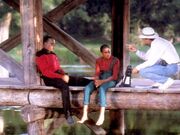 Filming fishing scene from Emissary