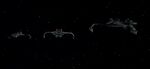 IKS Amar with support ships
