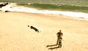 Flight test at the beach